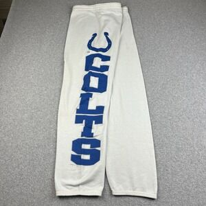 Vintage 90s Indianapolis Colts Sweatpants Medium White NFL Track Pants Logo